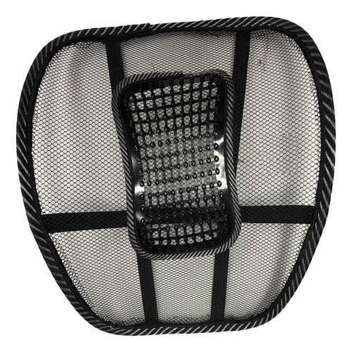 Mesh Lumbar Support with Massager for Auto Chair 8
