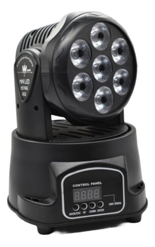 Luz De Disco Cabezal Movil Led Dmx512 Discoteca 0