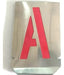 Aluminum Cut-out Stencil Letters 90mm for Painting - Alphabet Stencil 0