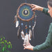 Personalizable Native Dreamcatcher with Natural Feathers and Gemstones 1