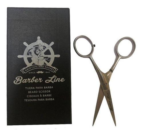 Eurostil Barber Line Scissors for Beard and Mustache 0