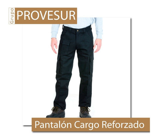 Pampero Reinforced Cargo Work Trousers for Men - Sizes 38 to 54 1