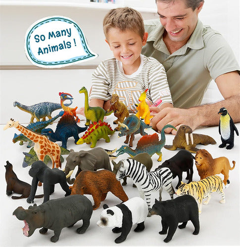 Figuras De Animales Realistas Para Niños, Juego Educativo 6