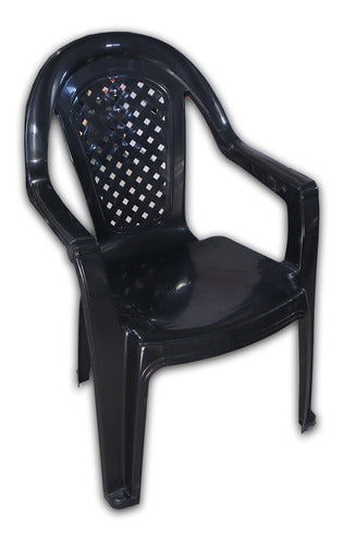 Set of 6 Mascardi Perfect Black Chairs 1
