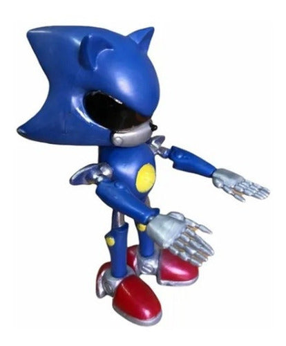 Sonic Muñeco Metal Sonic - Articulado 13 Cm Aprox Sonic X - Boom 2