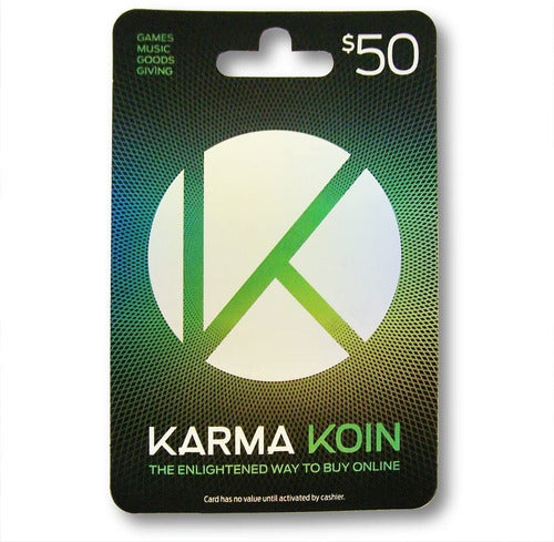 Karma Koin 50 Dólares Global Computadora Pc 0