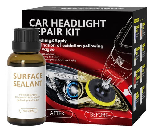 Kit Recuperador Sellador Faro Delantero Auto Ceramic 30ml 0