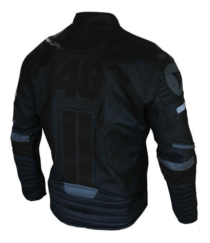 DLR Style Campera Valentino Rossi Vr46 Cuero Eco Con Protecciones 1