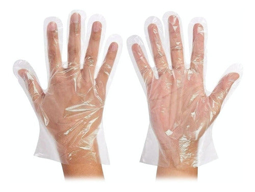 Disposable Polyethylene Gloves x100 Units 0