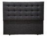 Classic Buttoned Eco Leather 1-Place Headboard 0