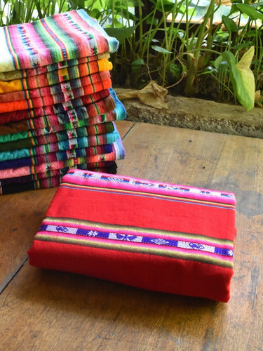 Pack of 3 Norteño Aguayo Blankets Estrella 1.20 x 1.20 14