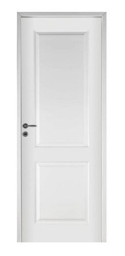 Oblak Camden 2 Panels Straight White Door 80x200 Pared/Durlock 3