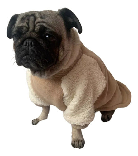 MACOCO CAPAS PARA PERROS Buzo, Capa Para Perros Pug, Tela Polar Forrada De Corderito 0