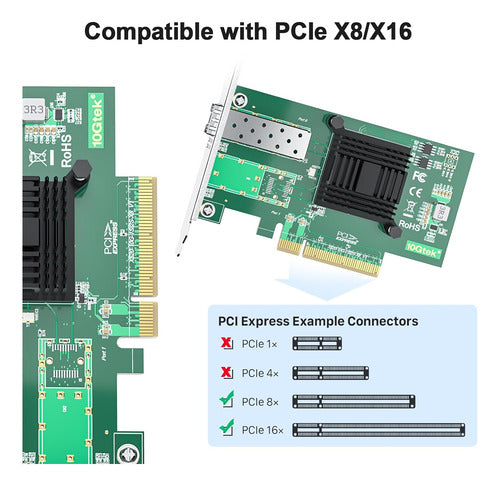 10gtek Intel 82599es Adaptador Red Convergido 1