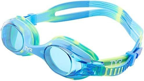 TYR Blue Unisex Swimming Goggles 3