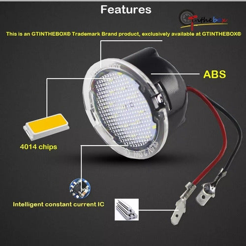 Luz Led Cortesia Retrovisor Ford Edge Fusion Ranger O Par 1