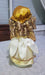 Muñeca De Porcelana Con Vestido Dorado 1