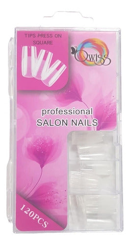 Owiss Tips Press On 120pcs Square - Nails 2