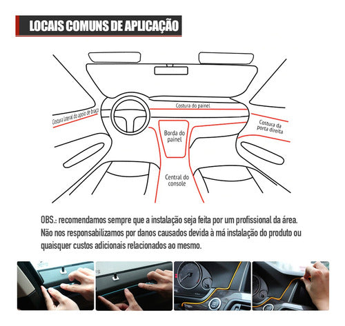 Fita Led Painel Sorento 2011 Luz Interna 5m Branco Frio 2