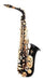 Saxofon Alto Negro Glory Con Funda Y Accesorios (xmp) (2j7k) 2