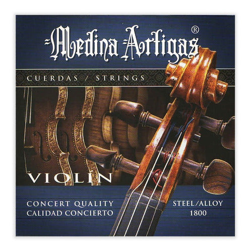 Medina Artigas 1800 Steel Violin Strings Set 0