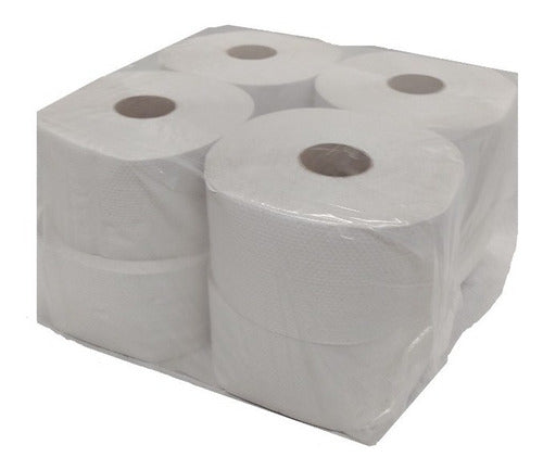 Bolsón Papel Higiénico Jumbo Blanco 8 Rollos X 300 Metros 0