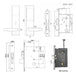 Locstar Loc-D101-MF-BXG-I 5 Bolt RFID Hotel Lock 6