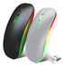 2.4 GHZ Wireless Mouse M40: Rechargeable Battery & LED Lights 0