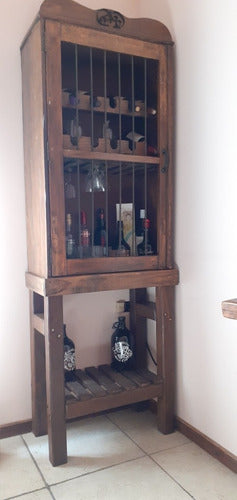Handcrafted Wood Wine Rack 2