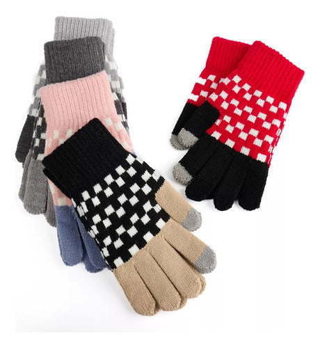 Warm Winter Assorted Colors Adult Polar Fleece Gloves 0