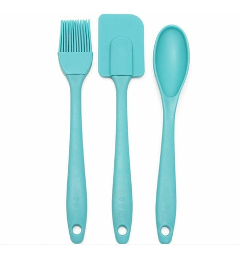 Levys Bazar Silicone Baking Spatula Brush Spoon Set 0