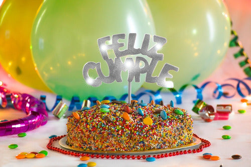 Luminous Cake Topper Happy Birthday LED Light-Up Sign 11