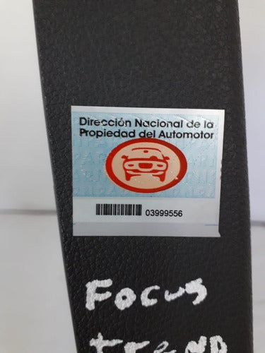 Panel Tapizado Puerta Trasero Izquierdo Ford Focus 2012 2