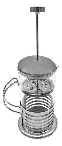 Compra Web French Press Coffee Maker, 600 ml, Stainless Steel - 12578 4