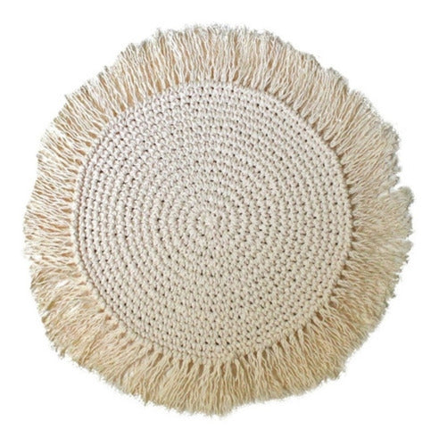 Amas Dai Boho Circle Table Mat Set of 6 0