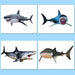 Vinilo De Pared  Tiburones 8 Unidades 4