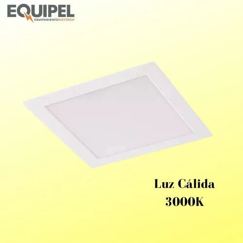 Slim Square LED Recessed Ceiling Light 6W Warm / Cool White by Sica 1