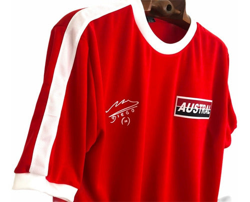 Argentinos Juniors 1980 Tribute Austral God Retro T-Shirt 3