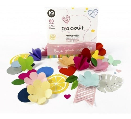 Ibi Craft Origami Paper 15x15 Cm X 60 Sheets 80 Gr 0