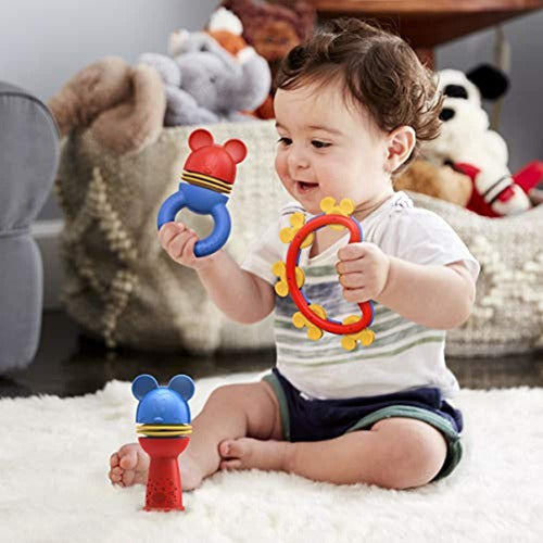 Green Toys Disney Baby Exclusive - Mickey Mouse Shake and Rattle Set 2