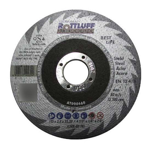 Lukas Ceramic Cut-Off Wheel, Stainless Steel, 115x1.3x22.23mm 0