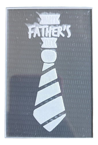 Acrylic Texturizer Stamp Father's Day Tie Baking 0