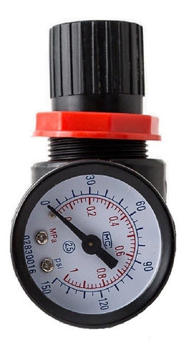 Ruhlmann HVLP 1/4 Pressure Regulator with Manometer Compressor 0