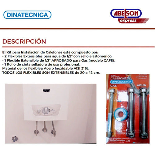 Dinatecnica Universal Installation Kit for Water Heaters 1