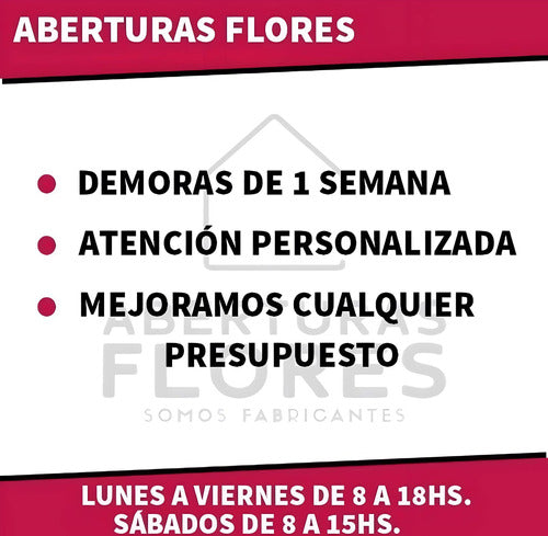 Aberturas Flores PVC Reinforced Plastic Window Blind 150x120 5