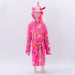 Children's Unicorn Plush Flannel Pajama Bathrobe ® Rainbow Star Unicorns 23
