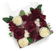 Ponatia Burgundy Artificial Flowers, Wedding Flower Combo Pack 0