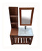 70cm Hanging Wood Vanity with Basin and Mirror - Free Shipping 89