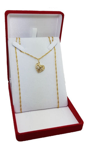 Monarca Joyas Offer Beautiful Chain Set + 15 Years Medal Plated 18kt 0