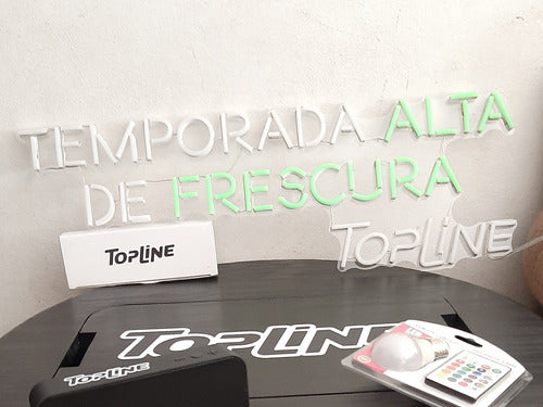 Cartel Led Topline  Temporada Alta De Frescura  Para Kiosco 1